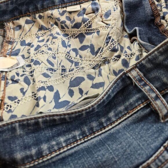 J.Jill Denim Smooth Fit Slim Ankle Jeans Petite Size 6 Blue Wash Cotton Blend - Picture 4 of 6